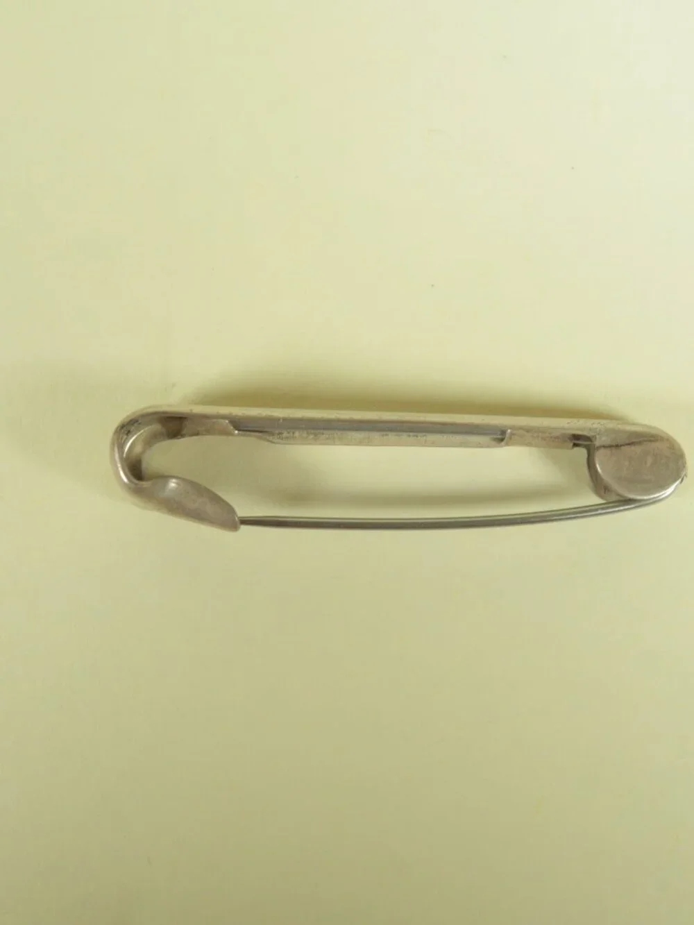 Vintage Napier Sterling Silver Diaper Pin Clean No Engraving